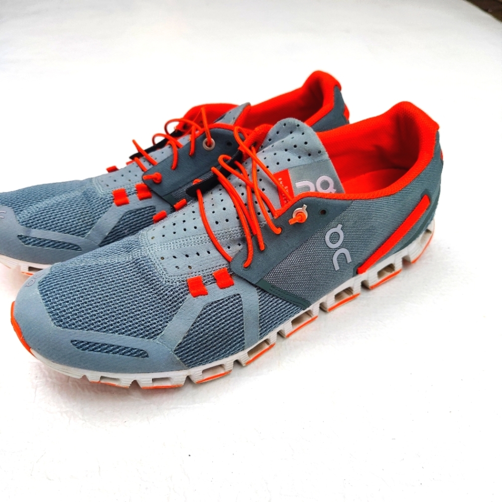 On Cloud Flyer Zinc/White Running Shoes Men's 13M